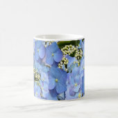 Blaues Lacecap Hydrangea Kaffeetasse (Mittel)