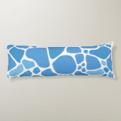 Blaues Langkissen Seitenschläferkissen (Rückseite)