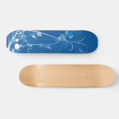 Blaues launisches skateboard (Horizontal)