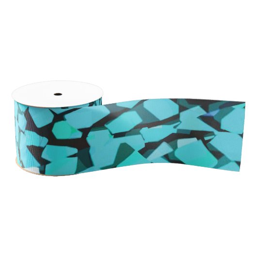 Blaues Lawinenband Ripsband (Spule)