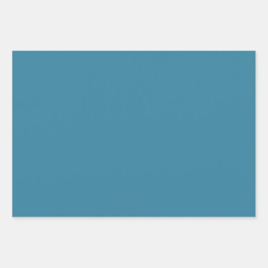 Blaues Leaf-Druckpapier Geschenkpapier Set (Vorderseite 2)