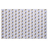 BLAUES LEBEN IST BESSER AUF DER TRACK-DESIGN STOFF (Yard (91,4 cm))