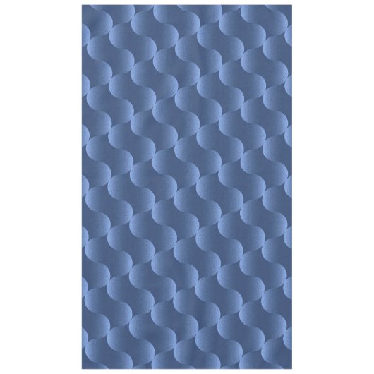 Blaues, lebendiges Muster Tischdecke (Vorderseite)