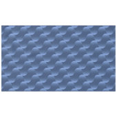 Blaues, lebendiges Muster Tischdecke (Vorderseite (Horizontal))