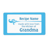 Blaues Lebensmittel (Vorne)