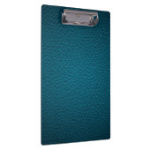 Blaues Leder Klemmbrett (Rechts)