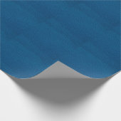 Blaues Leder, texturierte Oberfläche Geschenkpapier (Ecke)
