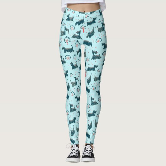 Blaues Leggings (Vorderseite)