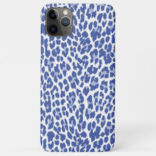 Blaues Leopard-Muster iPhone 11 Pro Max Hülle