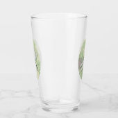 Blaues Libellen-Trinkglas Glas (Rechts)