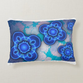 Blaues Licht Dekokissen