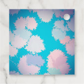 Blaues Licht Geschenkanhänger (Rückseite)