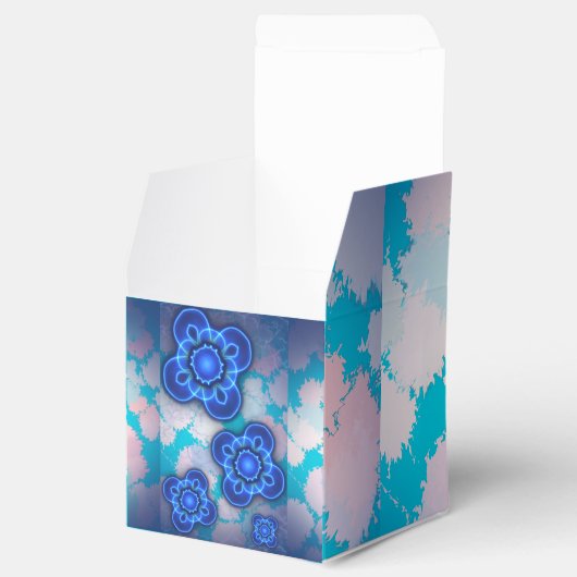 Blaues Licht Geschenkschachtel (Geöffnet)