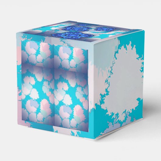 Blaues Licht Geschenkschachtel (Rückseite)