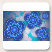 Blaues Licht Getränkeuntersetzer (Vorderseite)