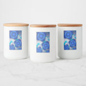 Blaues Licht Lebensmitteletikett (Flaschen)