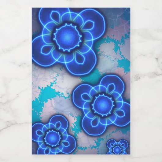 Blaues Licht Lebensmitteletikett (Einzelnes Label)