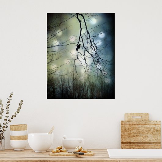 Blaues Licht Poster (Küche)