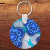 Blaues Licht Schlüsselanhänger (Vorderseite)