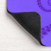 Blaues lila doppeltes gewundenes Mousepad (Ecke)