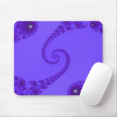 Blaues lila doppeltes gewundenes Mousepad (Mit Mouse)