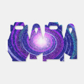 Blaues lila Galaxiemosaik Geschenkschachtel (Ungefaltet)