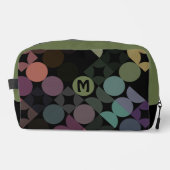 Blaues Lila Halbjahrsmuster Waschbeutel (Vorderseite)