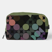 Blaues Lila Halbjahrsmuster Waschbeutel (Rückseite)