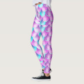 Blaues Lila Hologramm Leggings (Links)