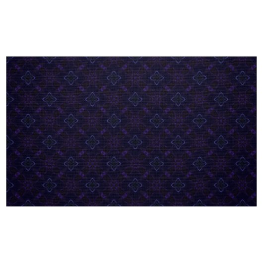 Blaues Lila Indizierungsmuster Stoff (Fat Quarter (45,7 x 55,9 cm))