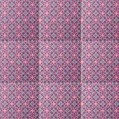 Blaues Lila Lavendelmosaikmuster Fliese