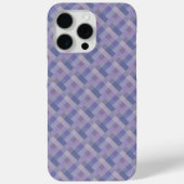 Blaues Lila Muster Case-Mate iPhone Hülle (Rückseite)