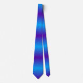 Blaues lila Poly- oder Polygoner-Muster Krawatte (Vorderseite)