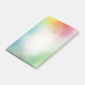 Blaues Lila Rosa Gelb Gelb Post-it Klebezettel (angewinkelt)