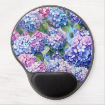 Blaues Lila rosa Hydrangea-Muster