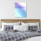 Blaues Lila Rosa und Gelbe Abstrakte Kunst Leinwan Leinwanddruck (Insitu (Schlafzimmer))