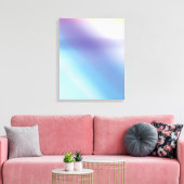 Blaues Lila Rosa und Gelbe Abstrakte Kunst Leinwan Leinwanddruck (Insitu (Wohnzimmer))