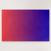 Blaues Lila Rotes Gradient Puzzle (Horizontal)