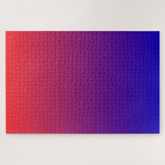 Blaues Lila Rotes Gradient Puzzle (Horizontal)