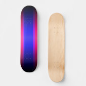 Blaues Lila und rosa Farbton: Benutzerdefiniertes  Skateboard (Vorderseite)