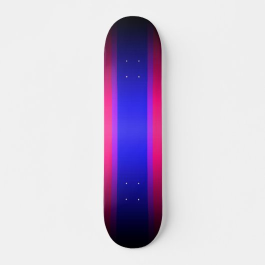 Blaues Lila und rosa Farbton: Benutzerdefiniertes Skateboard (Vorne)