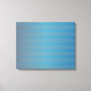 Blaues Lila Wave Modernes geometrisches Abstraktes Leinwanddruck