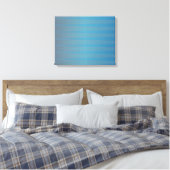 Blaues Lila Wave Modernes geometrisches Abstraktes Leinwanddruck (Insitu (Schlafzimmer))