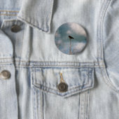 Blaues Linienmuster Button (Beispiel)