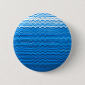 Blaues Linienmuster Button (Vorderseite)
