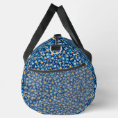 Blaues Little-Blume-Muster Duffle Bag (Rechts)