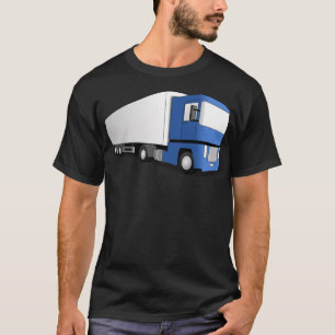 Blaues LKW lustiges Schwein Geschenke Fitness-Shir T-Shirt