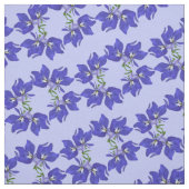 Blaues Lobelia-Blumen-Gewebe Stoff (Muster)