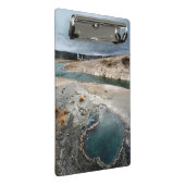 Blaues Loch Mini Klemmbrett (Schrägansicht)