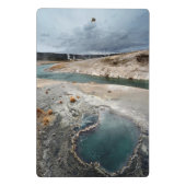 Blaues Loch Mini Klemmbrett (Rückseite)